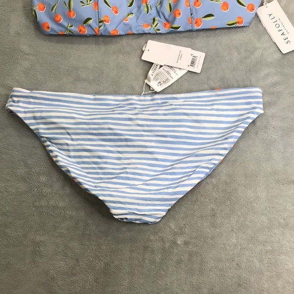 Seafolly Summer Crush Bikini Top and Bottom New - Picture 6 of 12